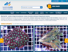 Tablet Screenshot of marinelife.com
